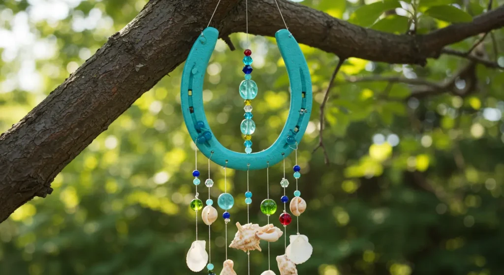 DIY Horseshoe Wind Chime