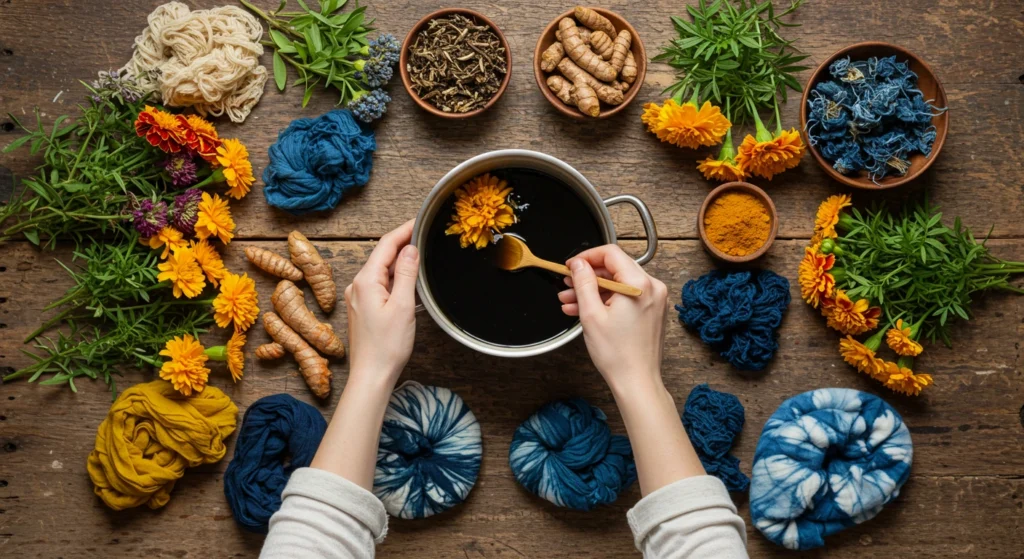 Natural Dyeing with Plants and Vegetables