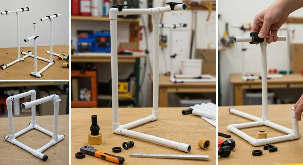 PVC Pipe & DIY Stand Builds (Adjustable & Sturdy)