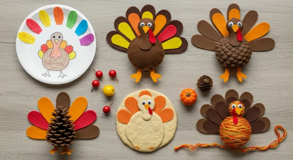preschool crafts for thanksgiving turkey