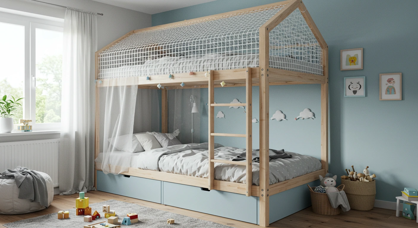 DIY Bunk Bed Safety Net: How to Make Your Kids’ Bunk Beds Safer