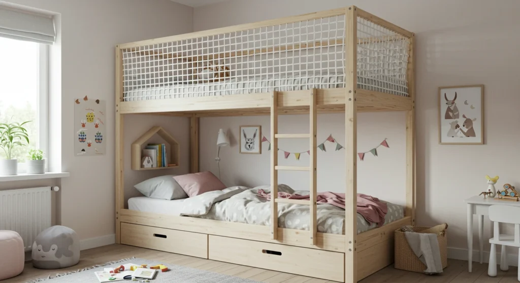 Why a DIY Bunk Bed Safety Net Is Essential for Child Safety