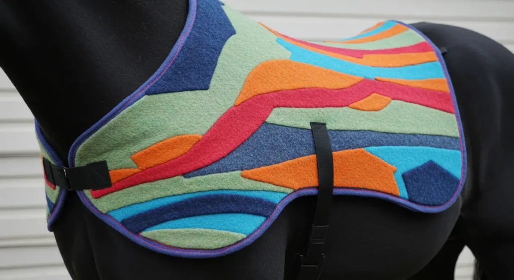 No-Sew Felt Horse Body Vest
