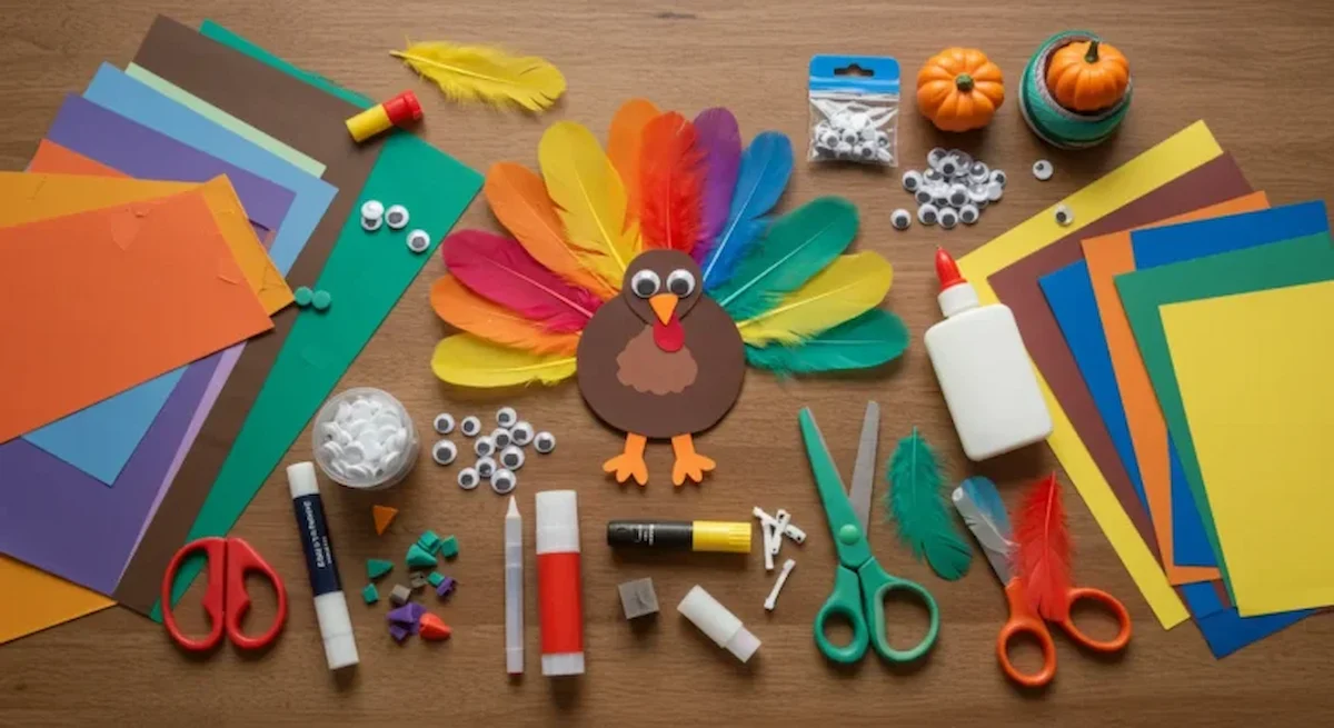 Simple preschool crafts for thanksgiving turkey