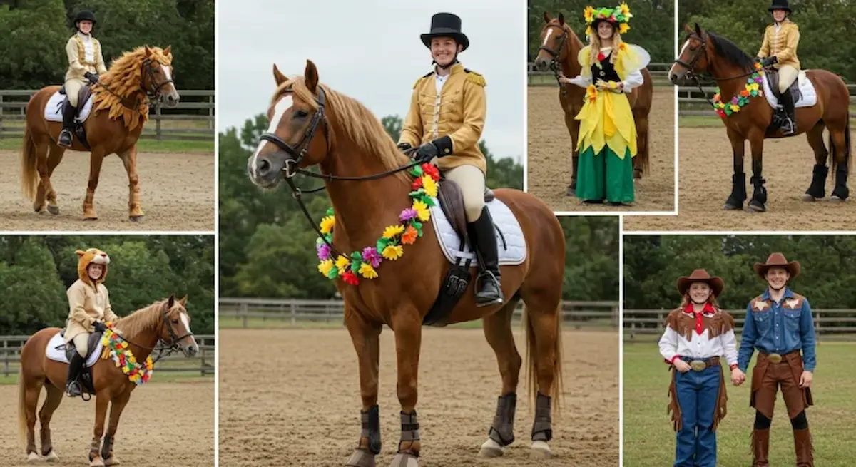 easy diy horse and rider costumes